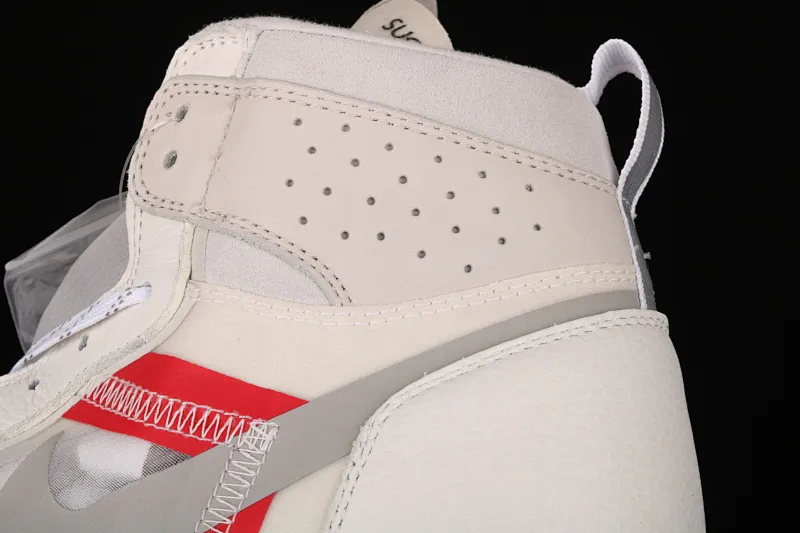 All Categories Air Jordan Jordan Series Basketball Shoes Air Jordan 1 High Element87 x Air Jordan 1 AJ1 Shoe King P.J. Tucker Customized Version Joe 1 White and Red Customized Model 555088-087